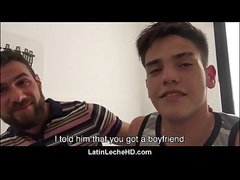 Amateur Latino Dad And Son Fuck While Boyfriend Watches And Jerks Off